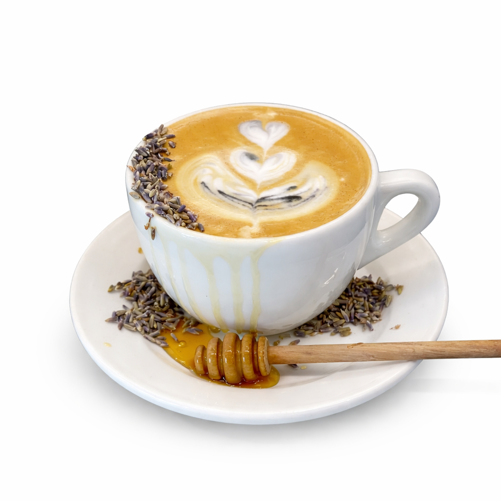 Lavender Honey Latte.