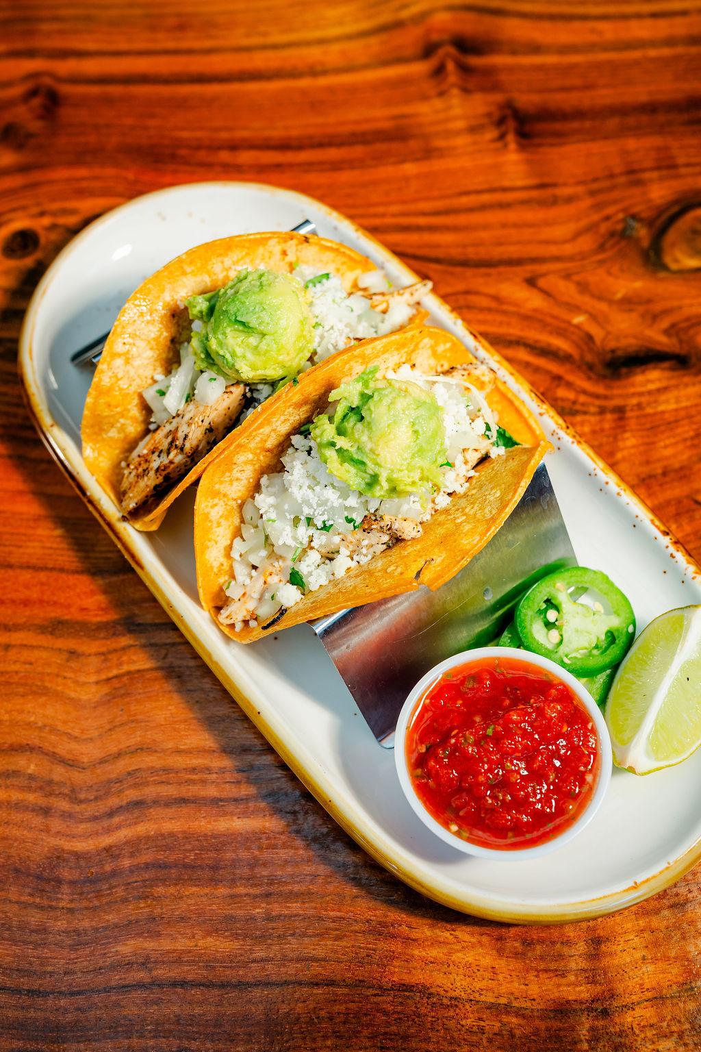 Chicken Tacos.