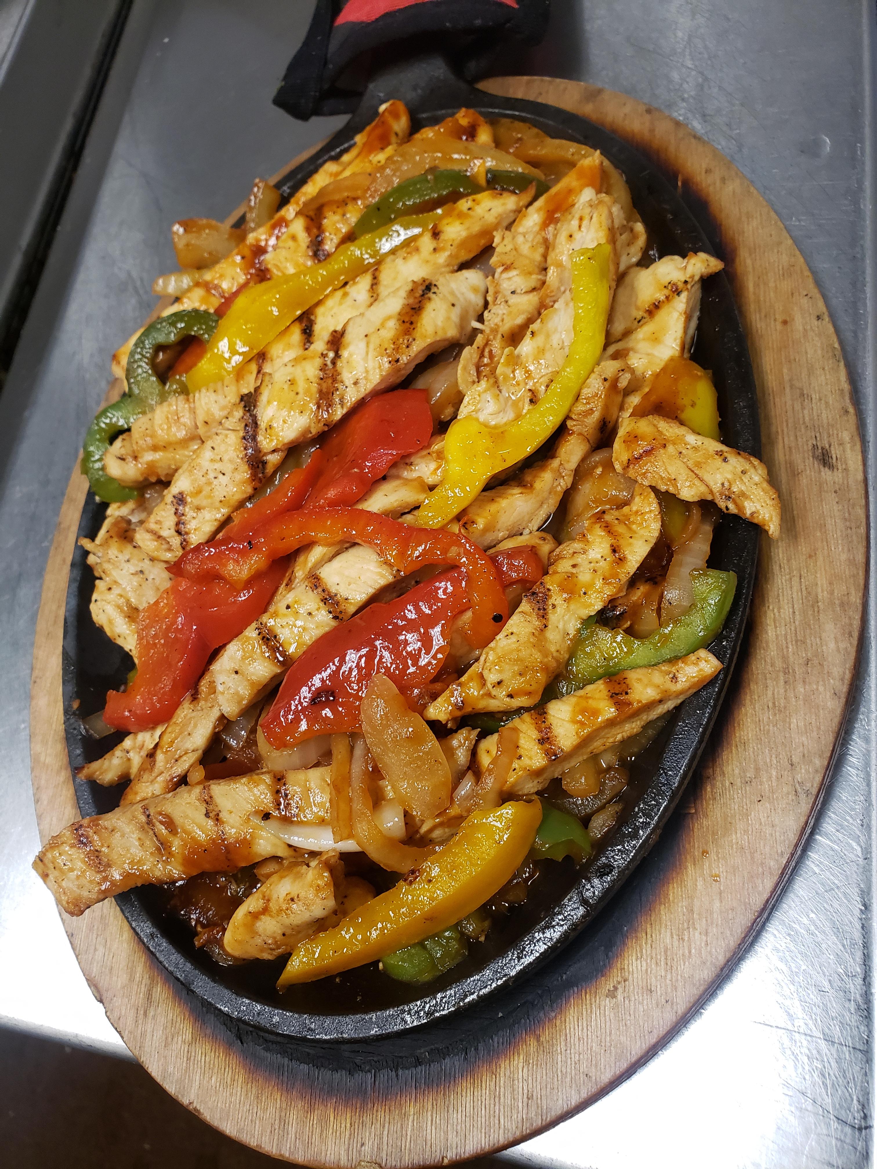 L-Chicken Fajitas.