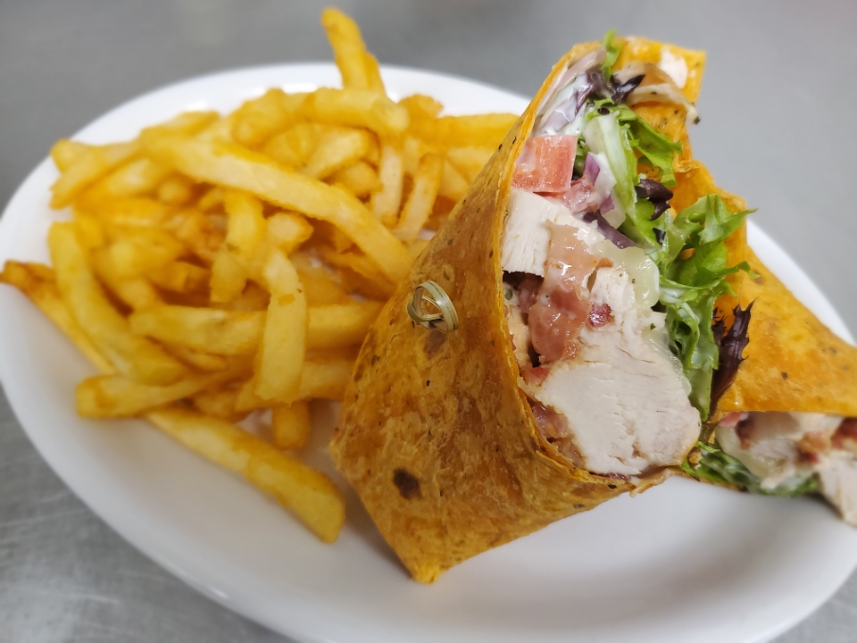 Chicken Bacon Ranch Wrap.