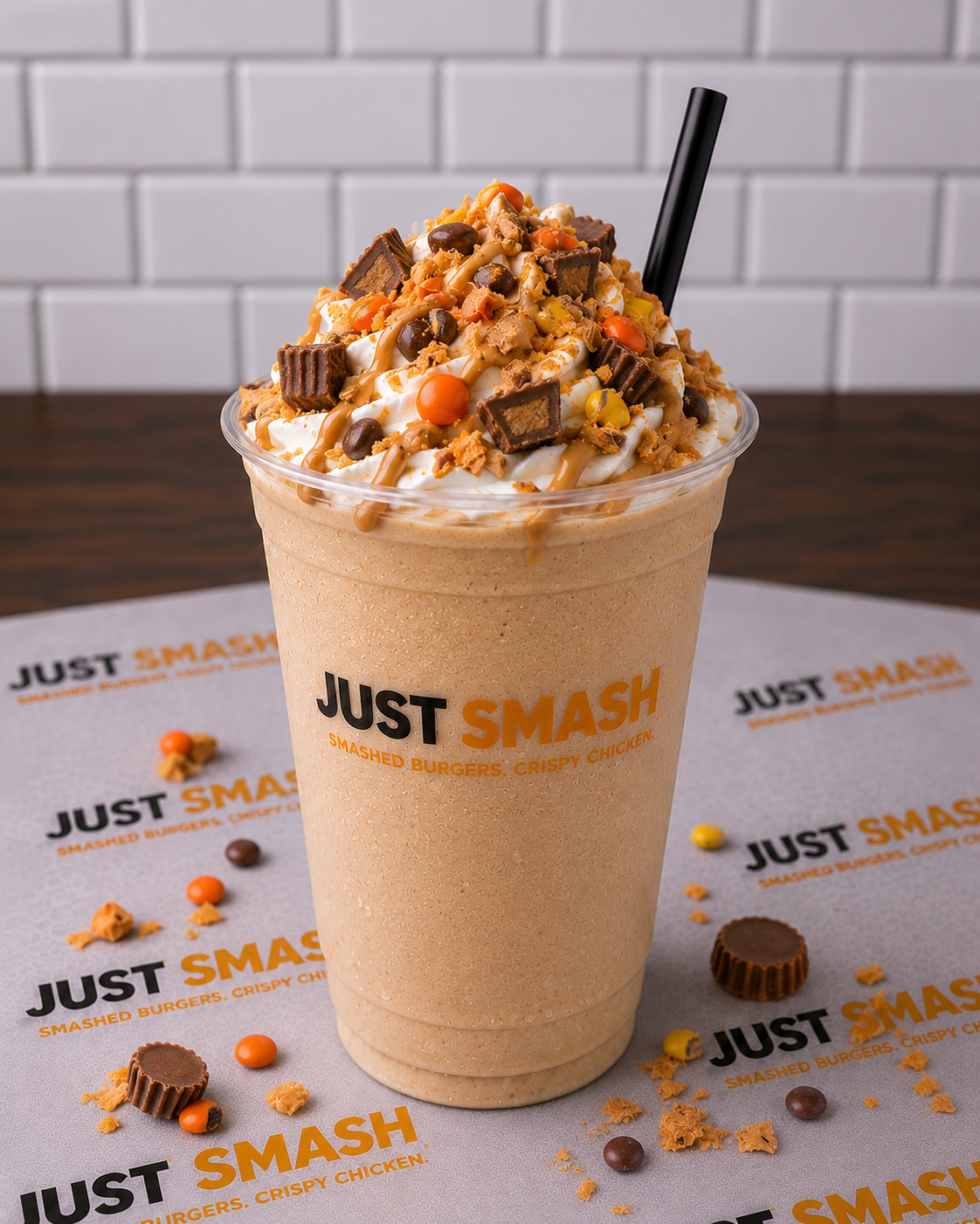 Peanut Butter Butterfinger Reese's Milkshake.