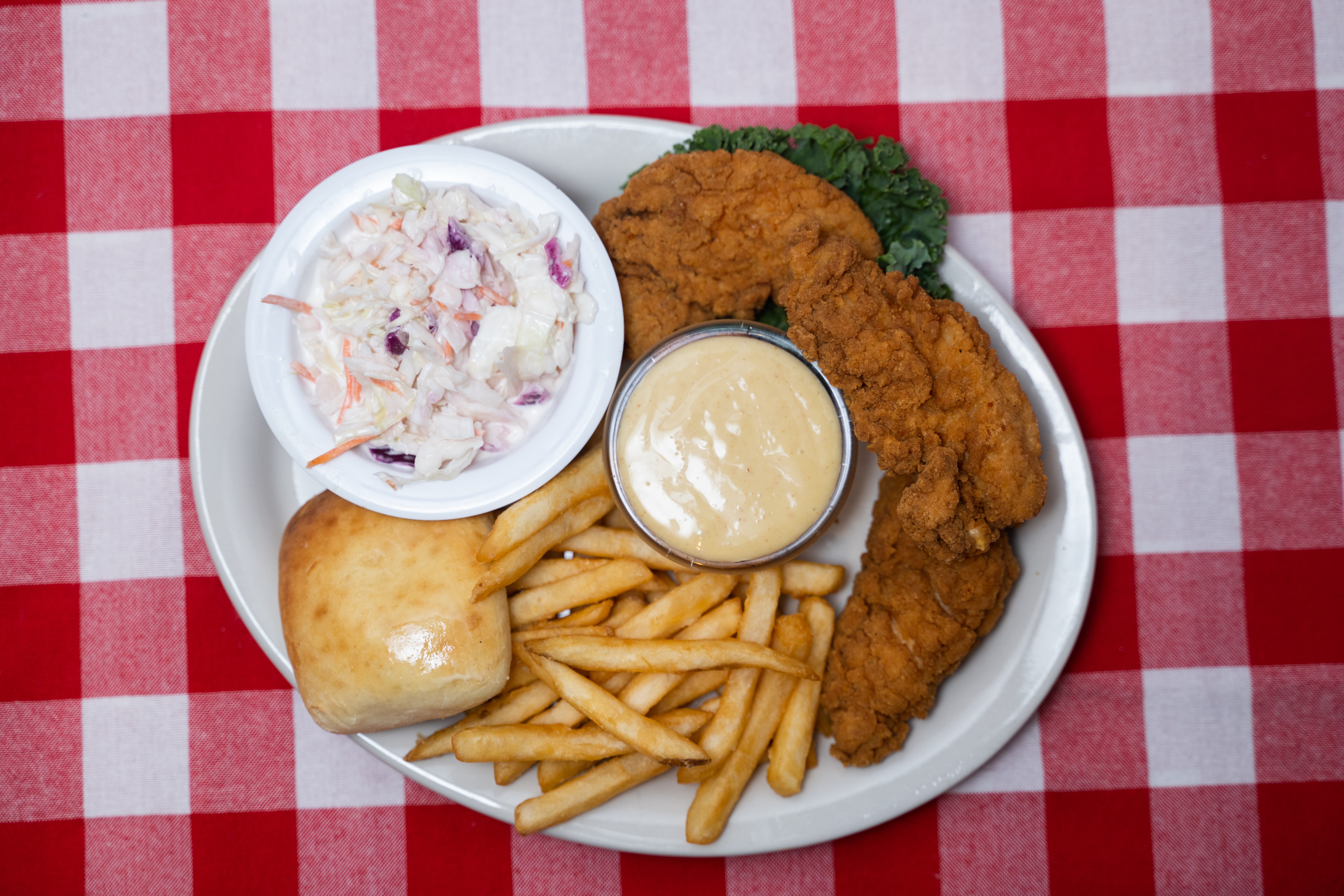 Chicken Strip basket.