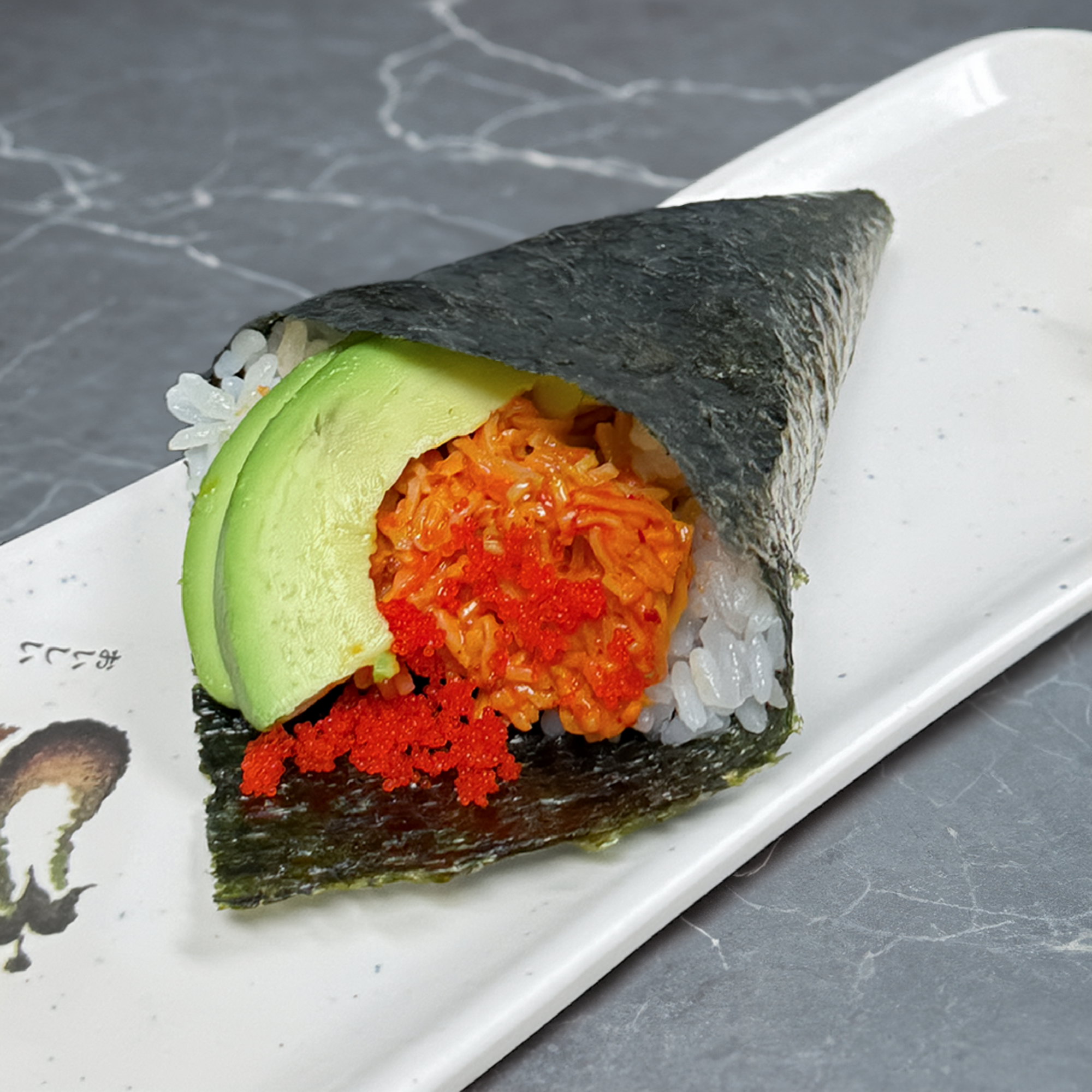 Spicy California Hand Roll.