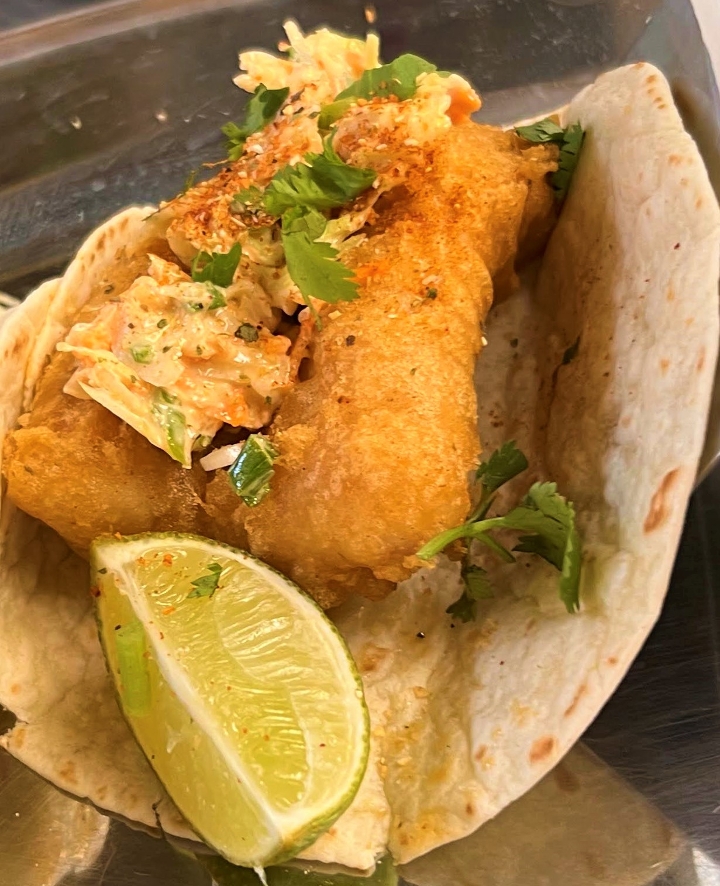 Drunken Fish Taco.