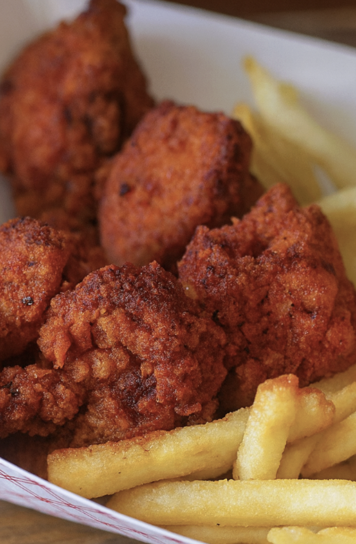 Spicy Inclined Nuggets.