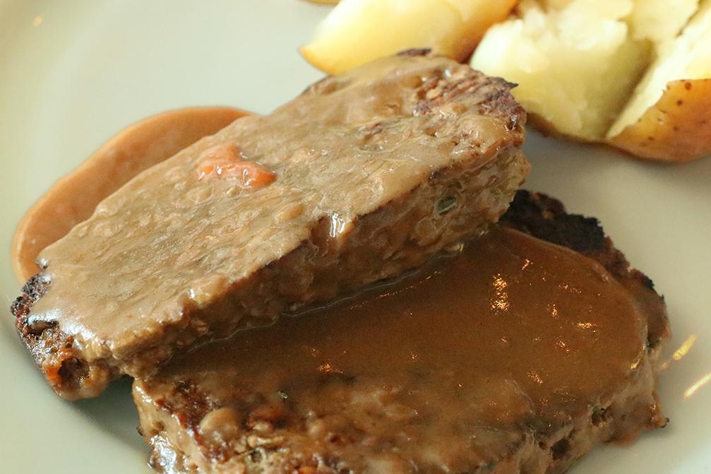 .Homemade Meatloaf.