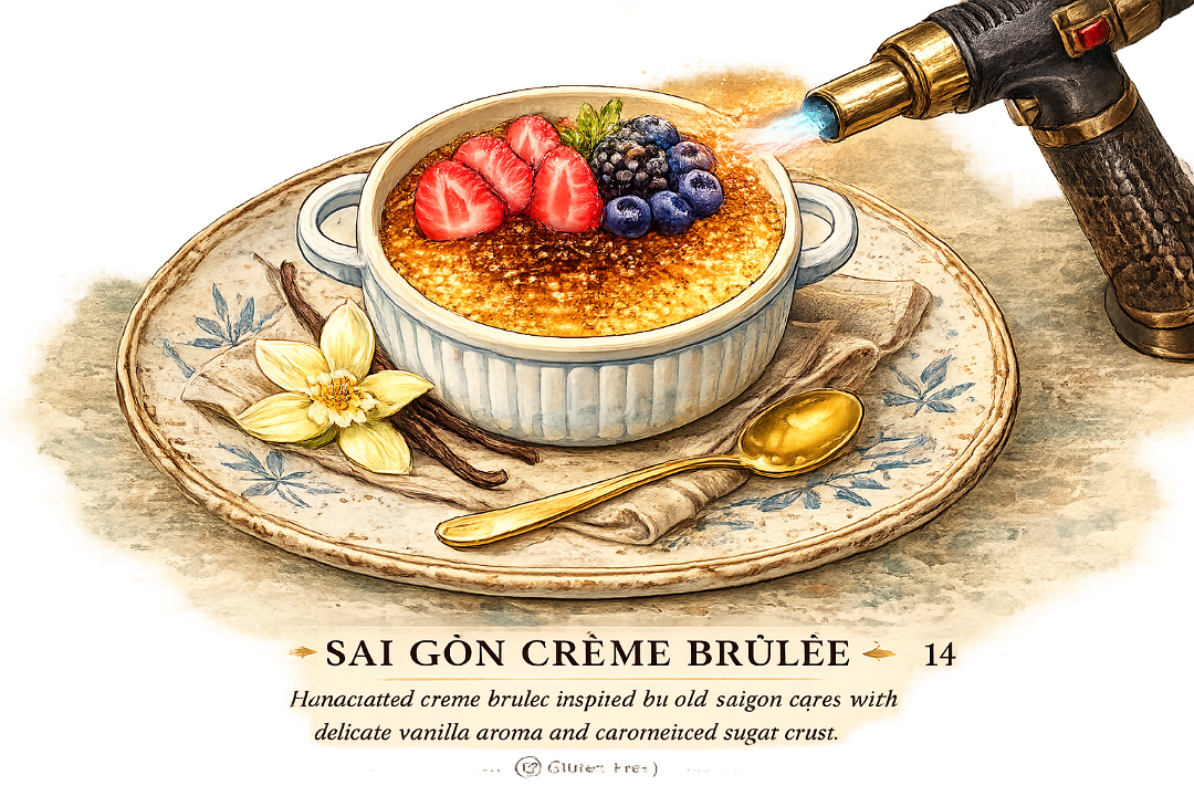 Sai Gon Creme Brulee.