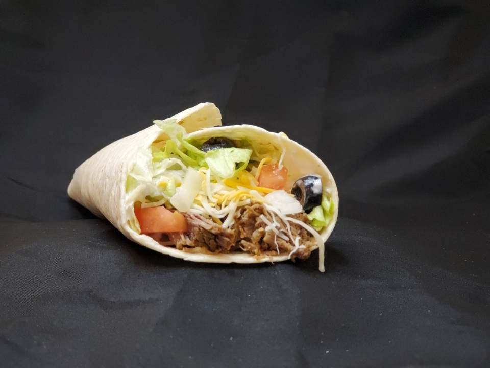 Shredded Beef Soft Taco.