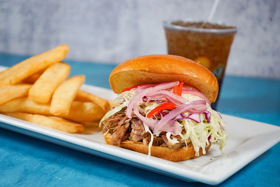 Pulled Pork Sandwich Combo.