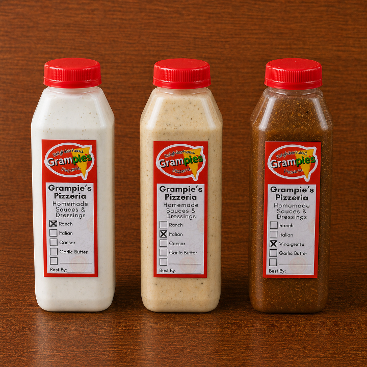 16oz Bottled Dressings and Sauces.