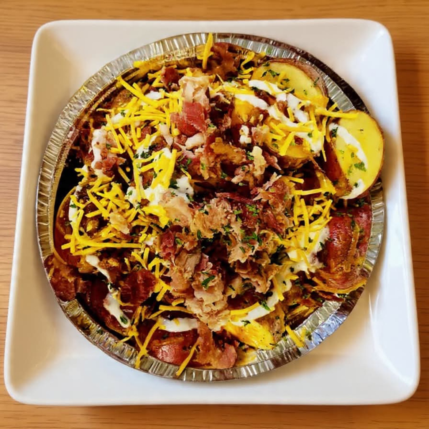 Loaded Redskin Potatoes.