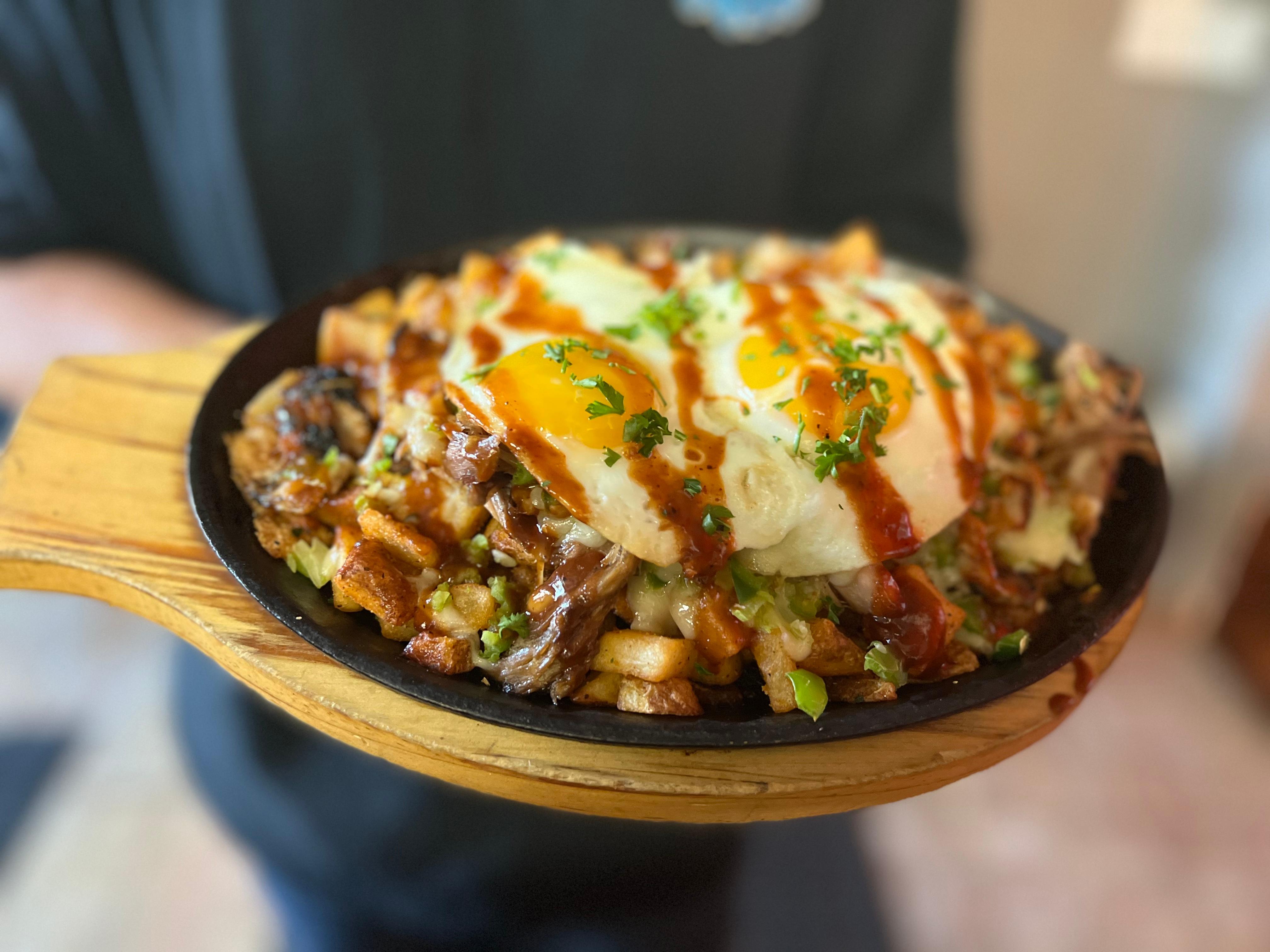 Pulled Pork BBQ Skillet.