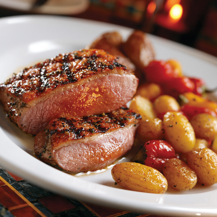 Herb-Marinated Duck Breast.