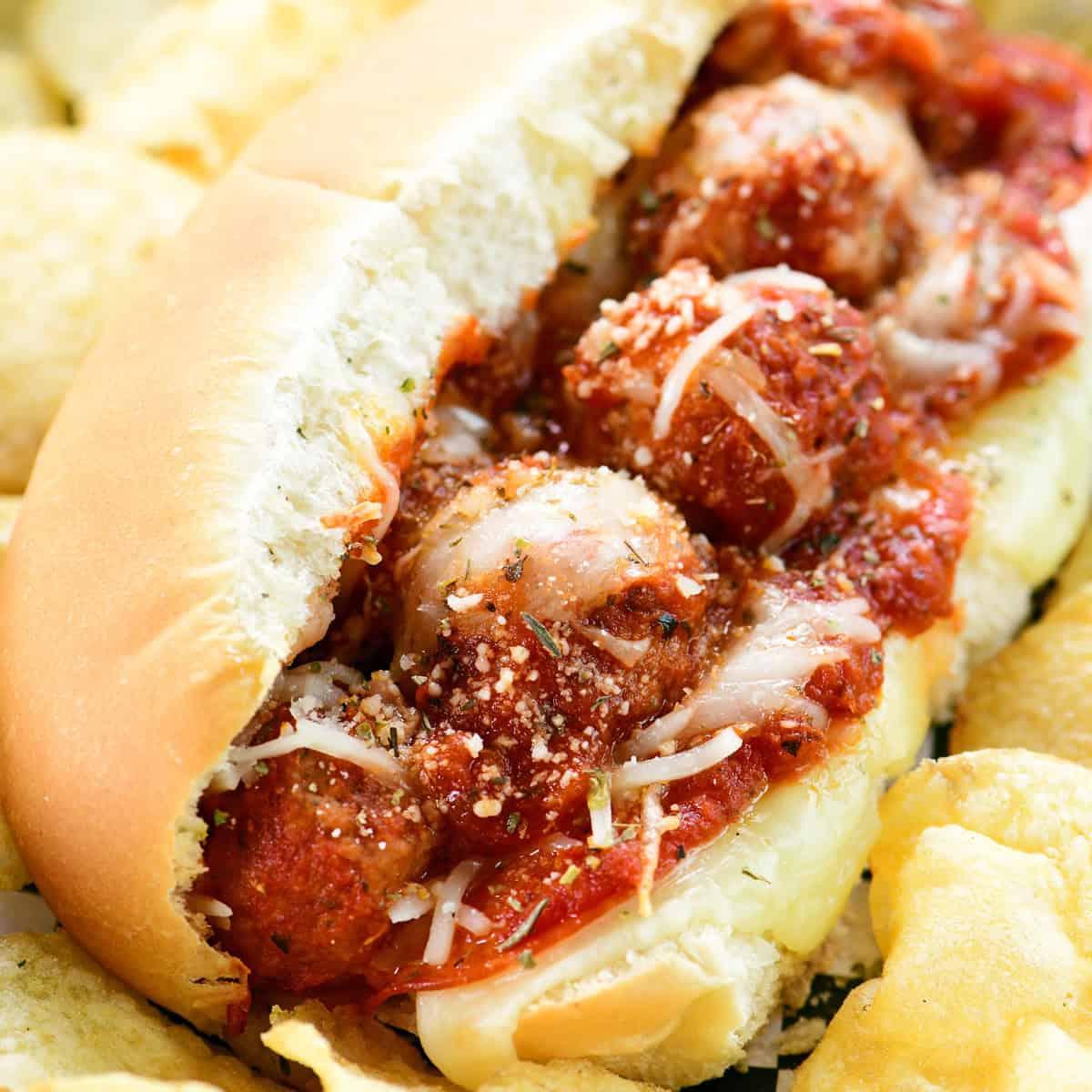 Monthly Special - Meatball Sub.