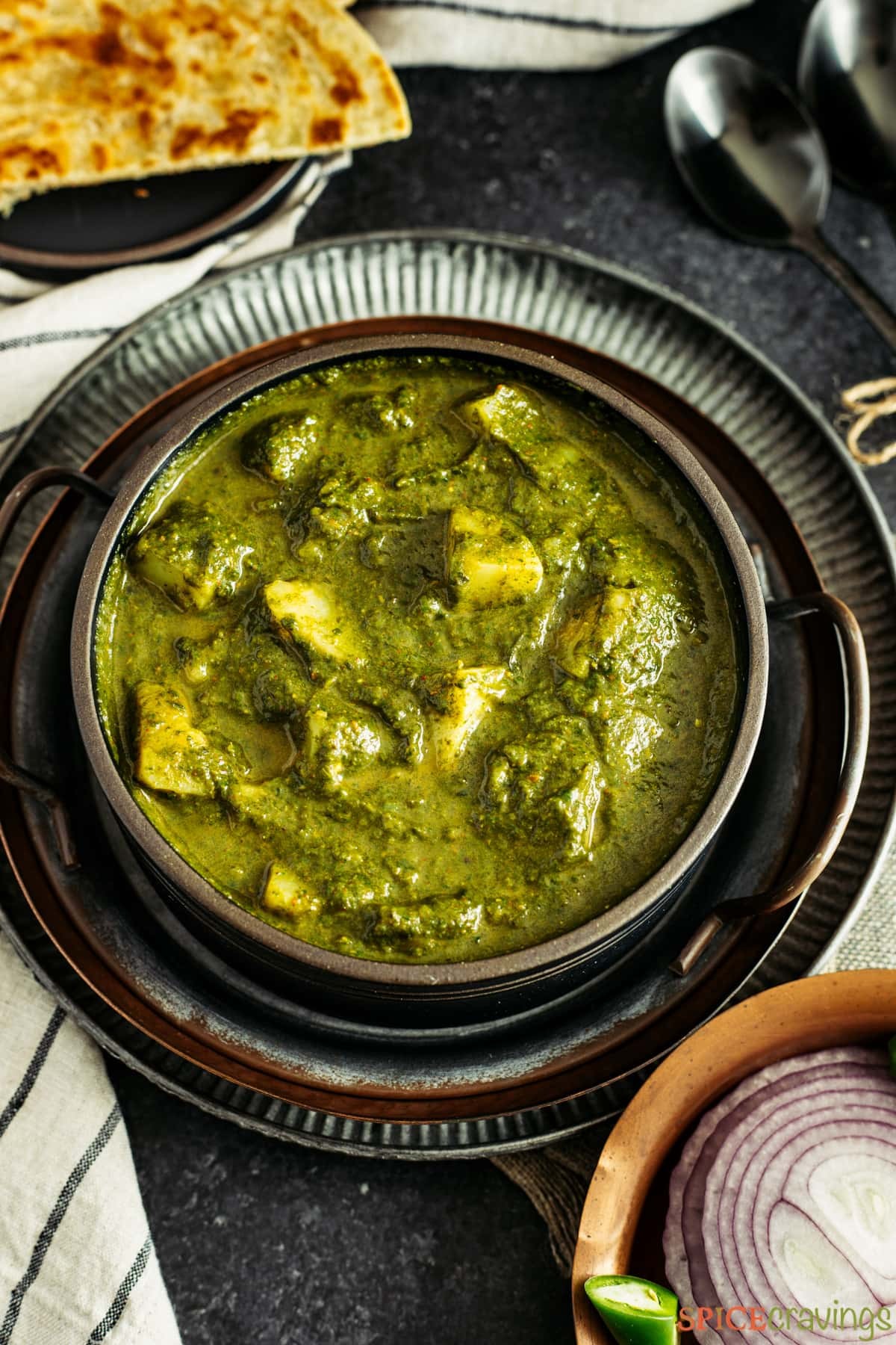Saag Paneer.