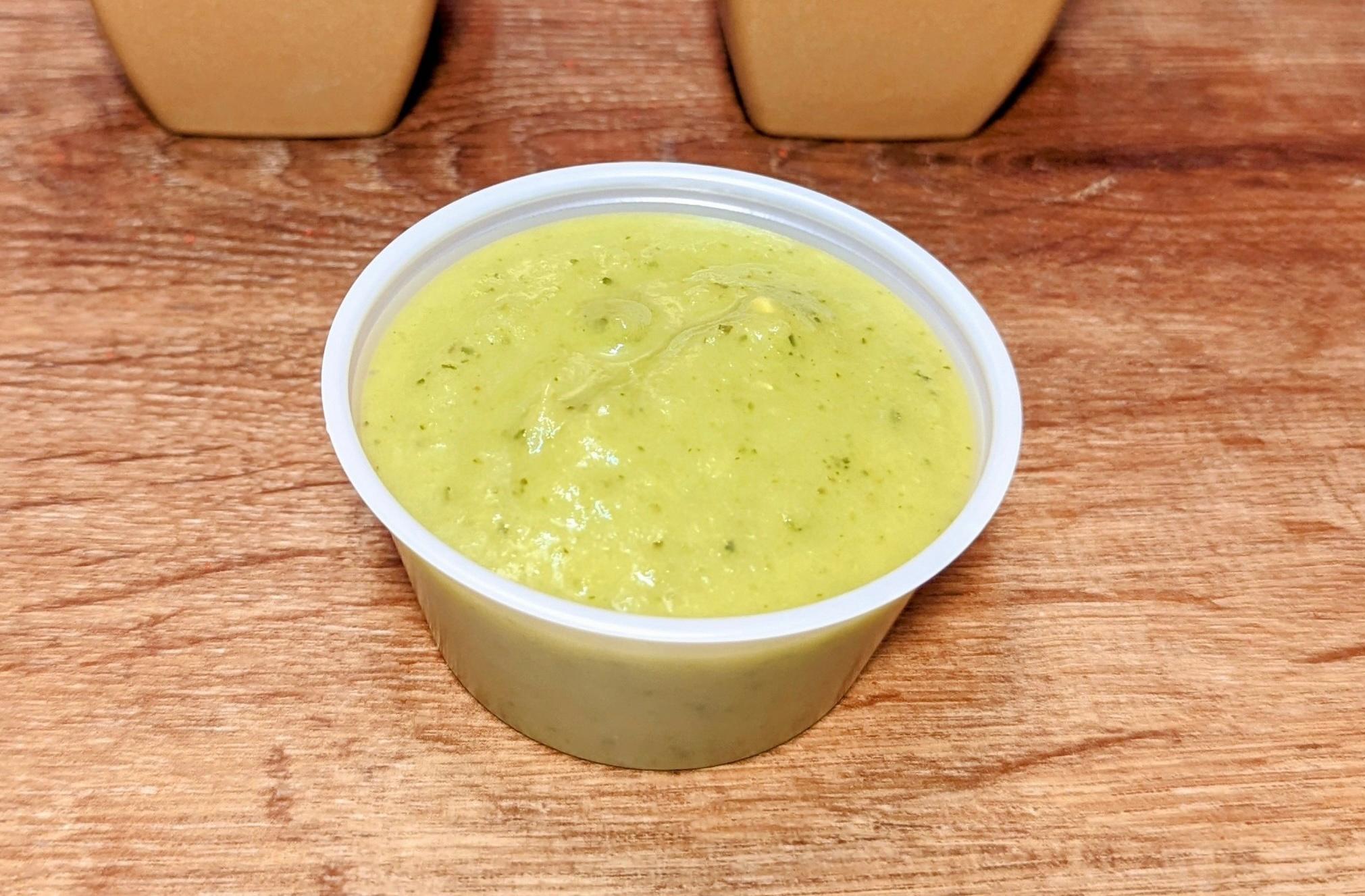 Green sauce.