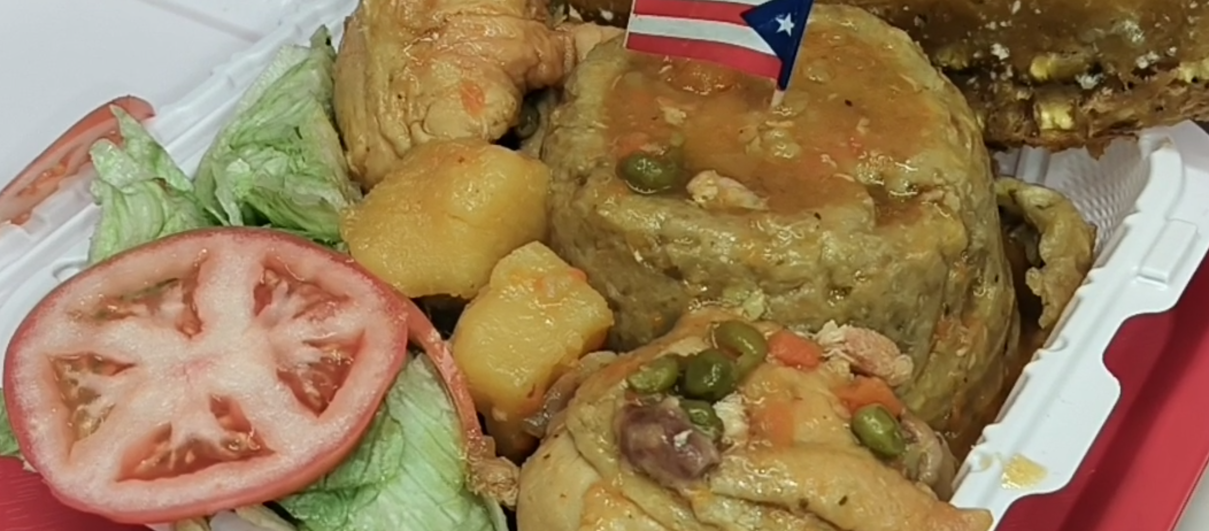 Mofongo Stewed Chicken.