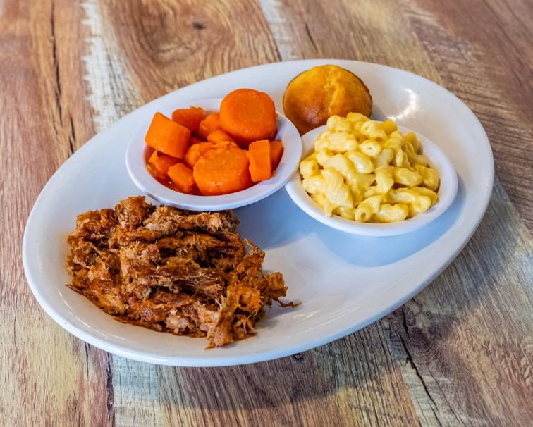 Pulled Pork Plate.