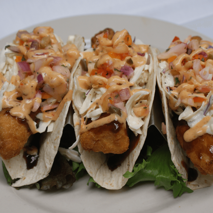 Fried Mahi Taco.