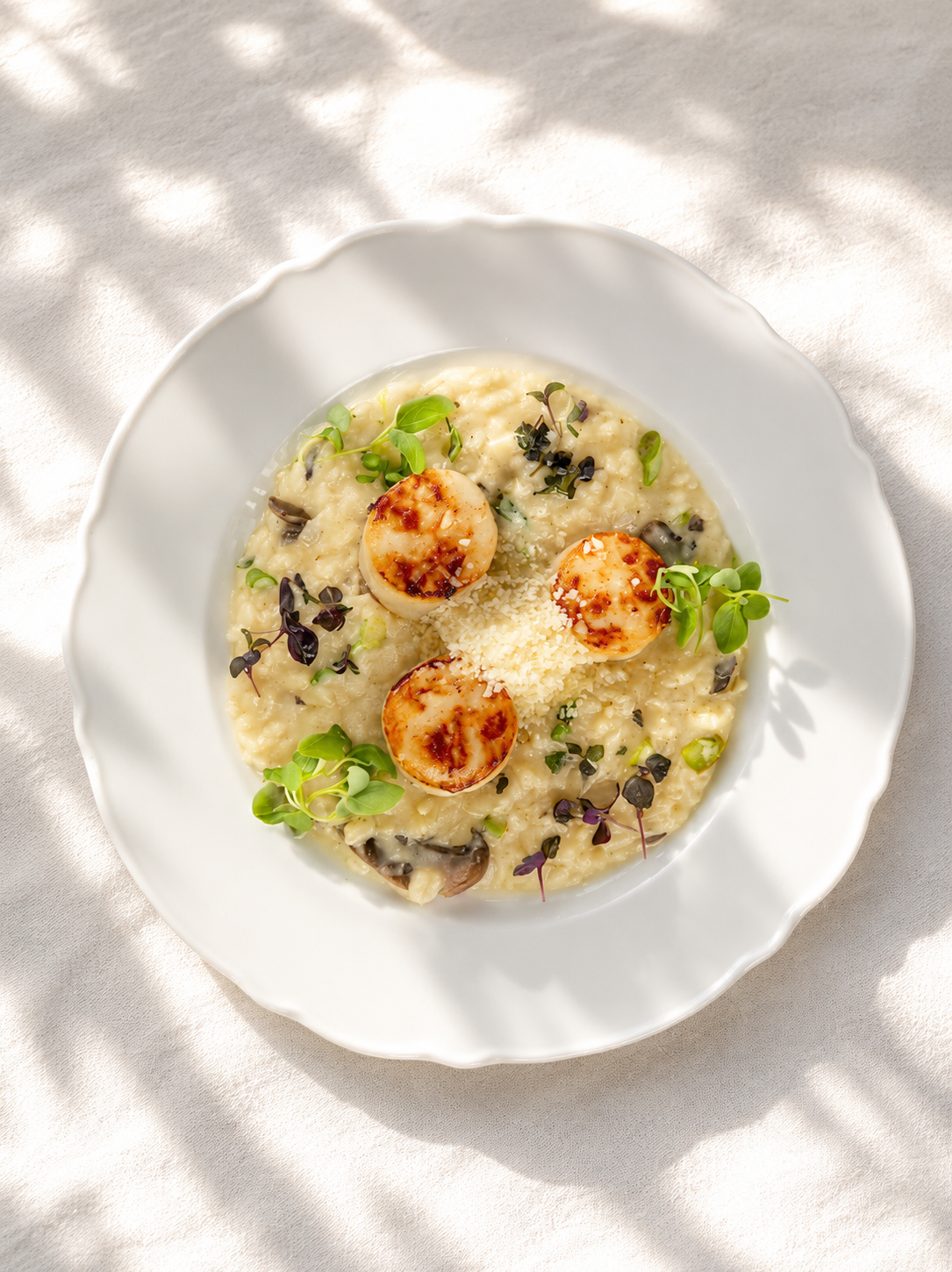 Scallop Risotto.