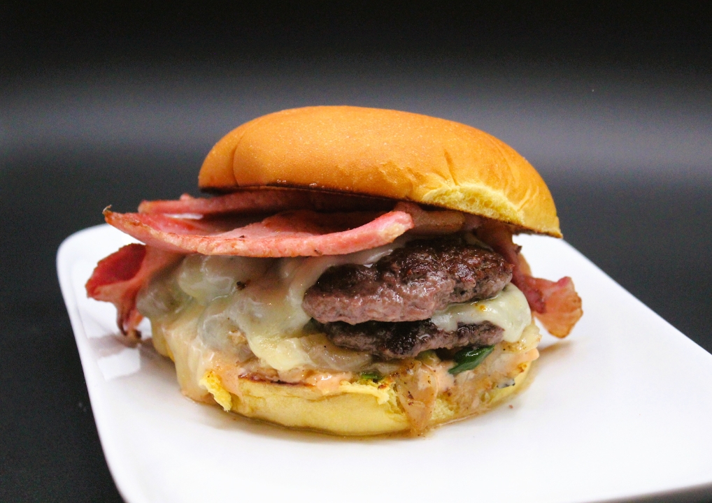 *Irish Bacon Burger.