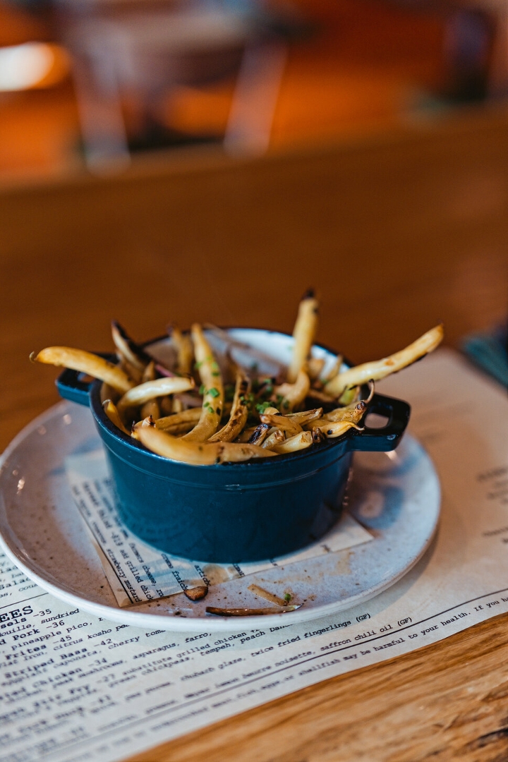 Charred Wax Beans.