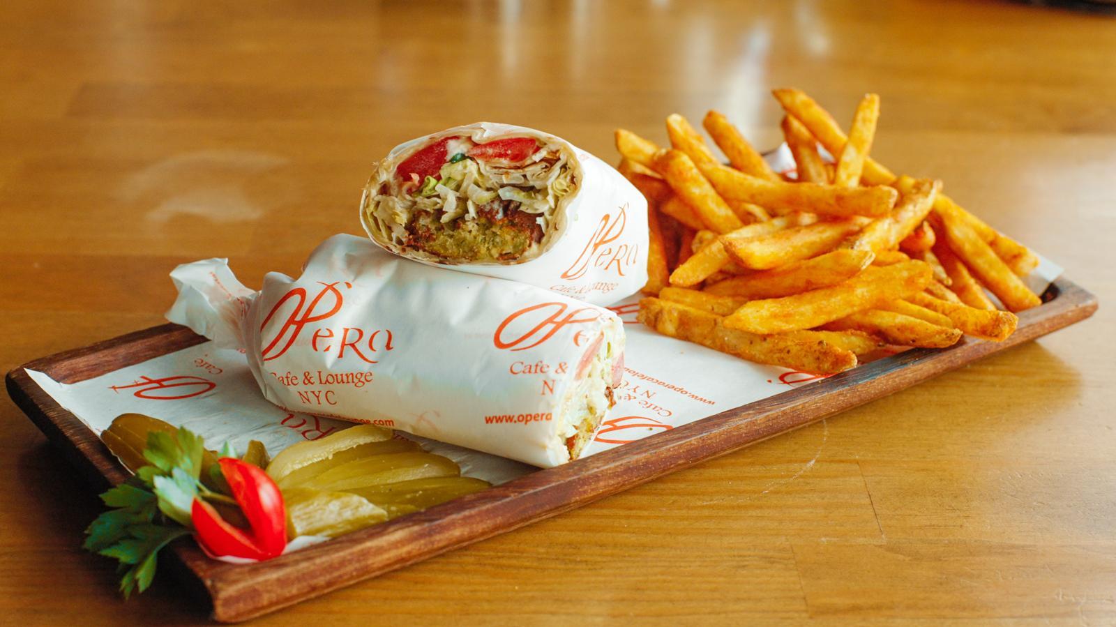 Falafel Wrap.