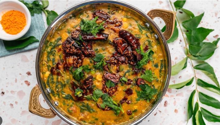 Palak Dal.