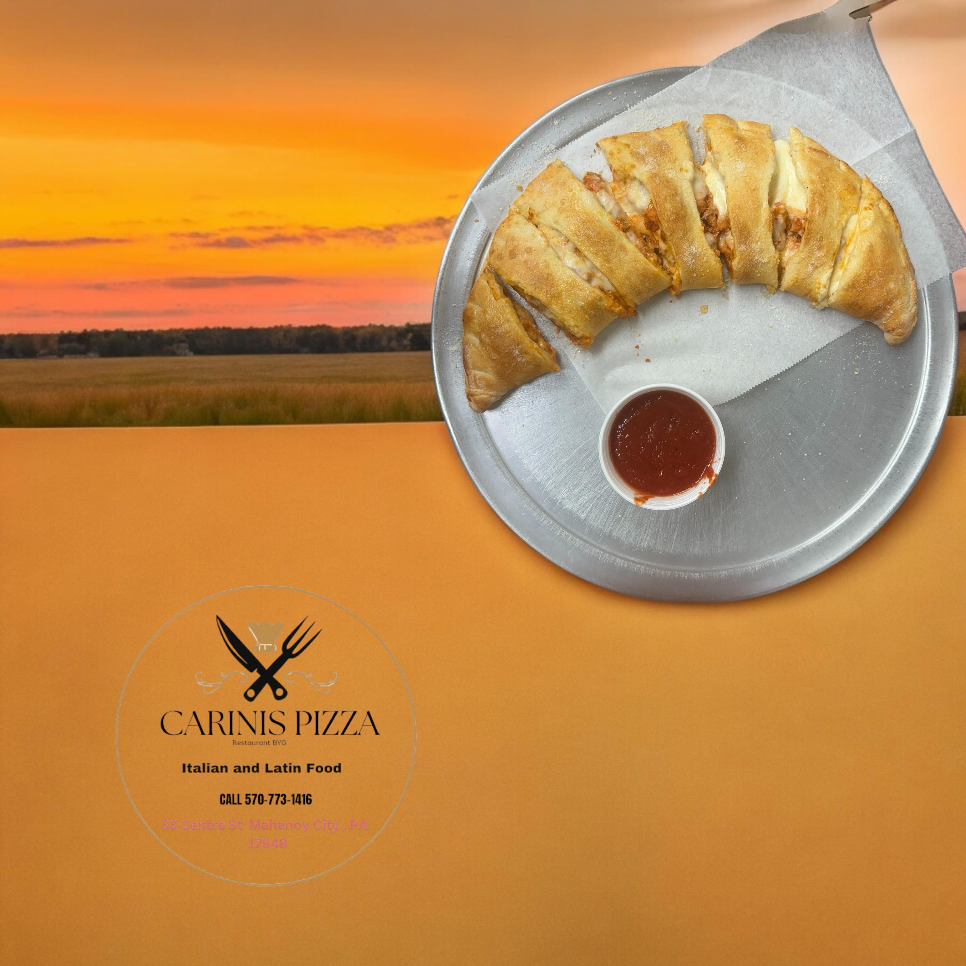 Chicken Parm Calzone.
