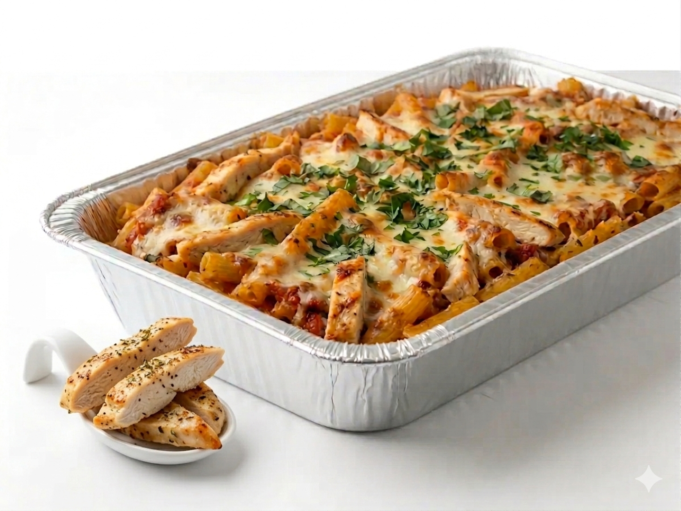 Baked Ziti with Chicken.