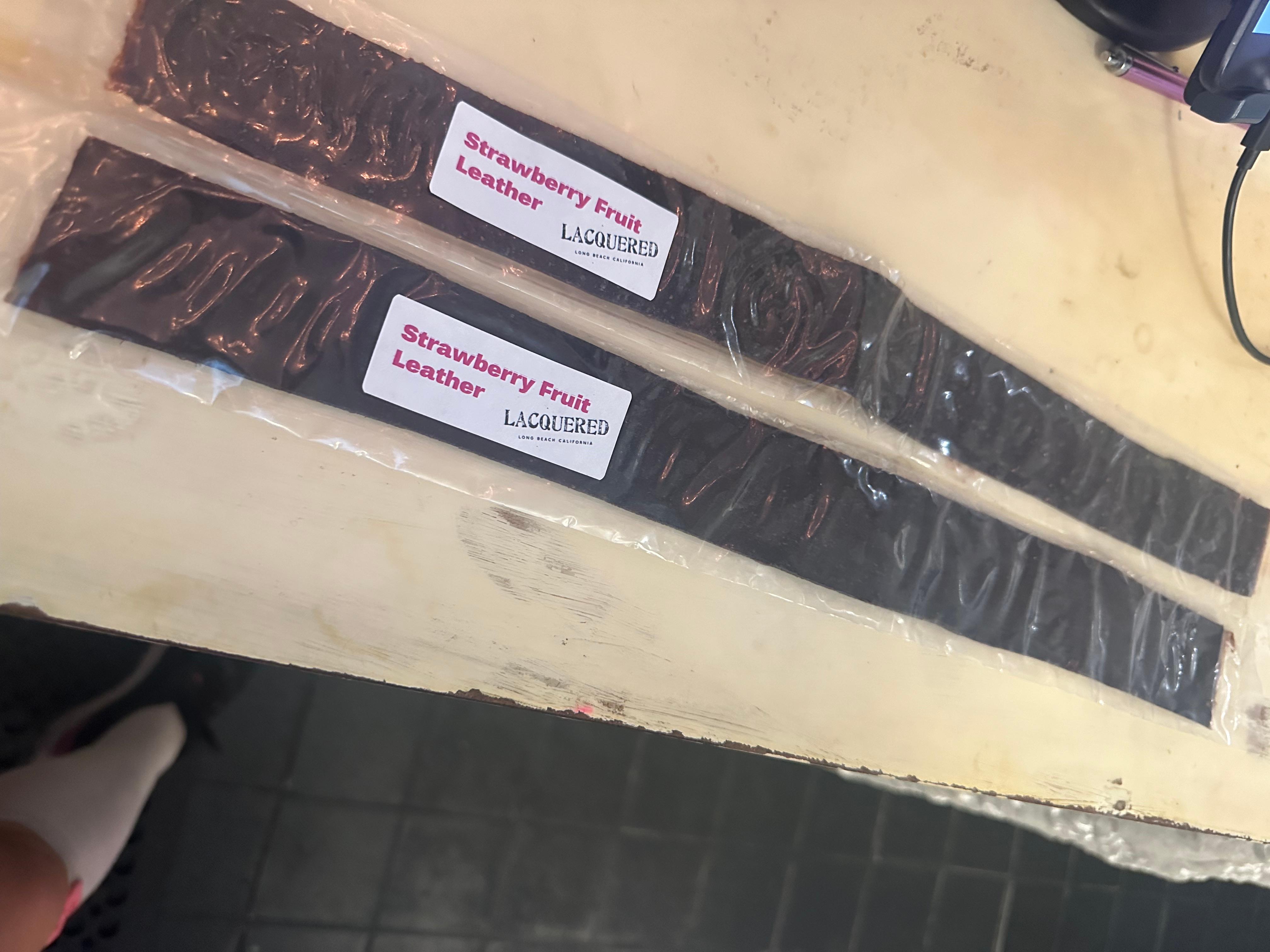 Strawberry Guava Fruit Leather.