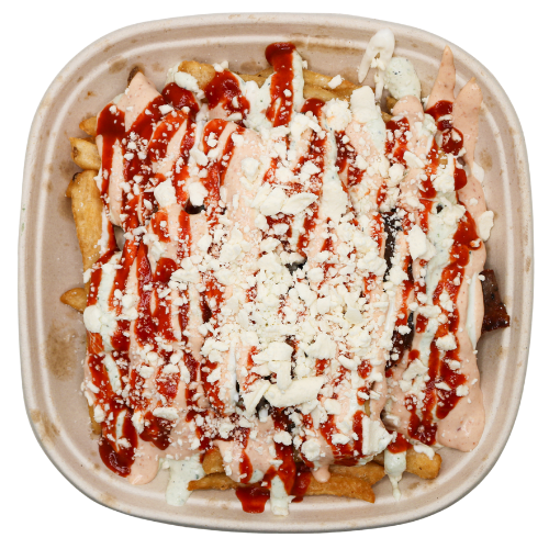 Chili Cheese Fries With Chicken.