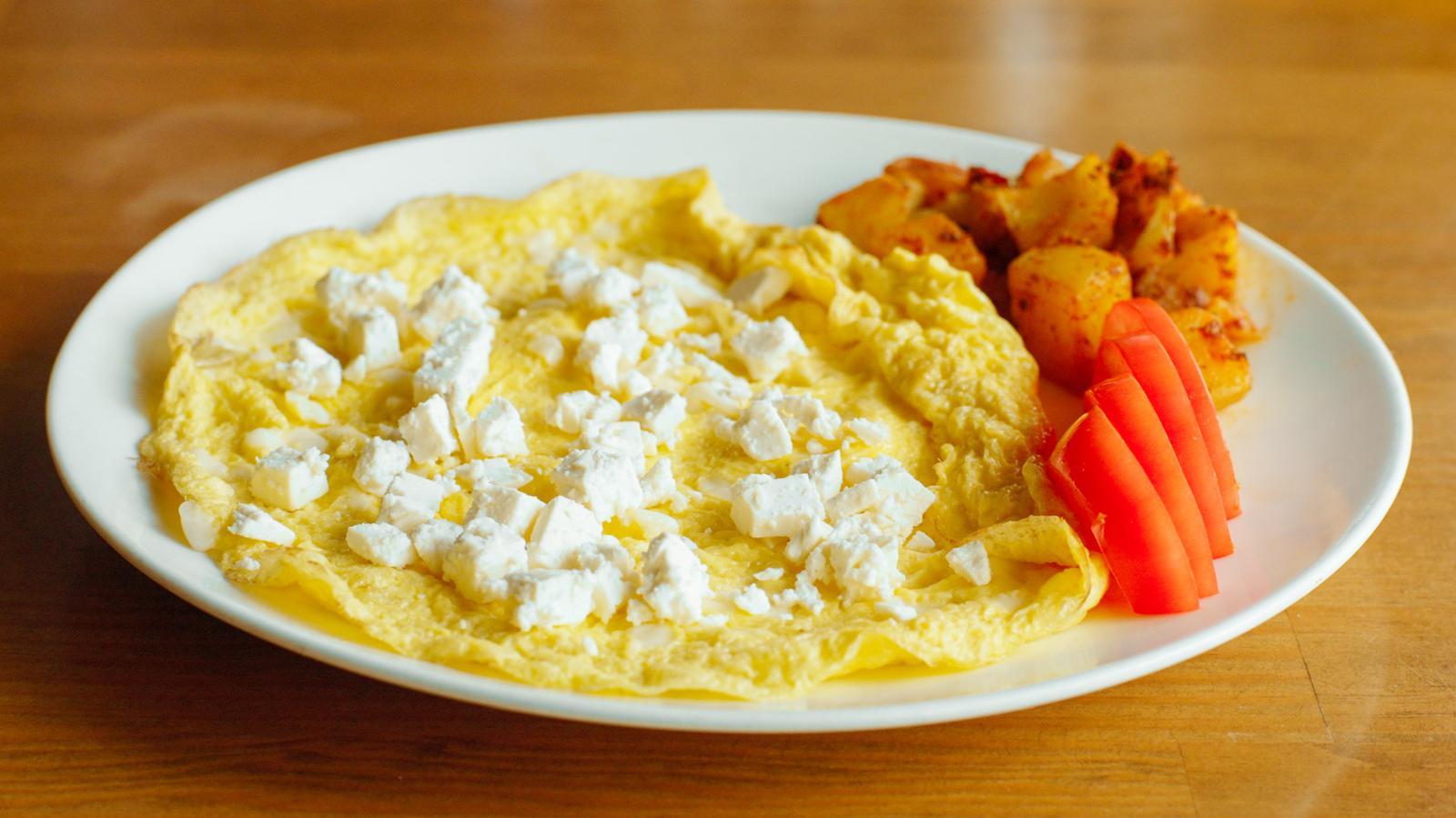 Feta Cheese Omelet.