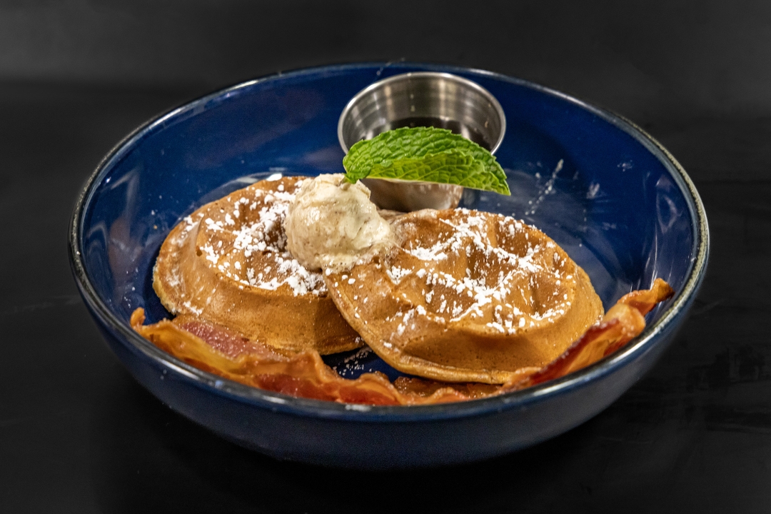Kids Waffle Breakfast.