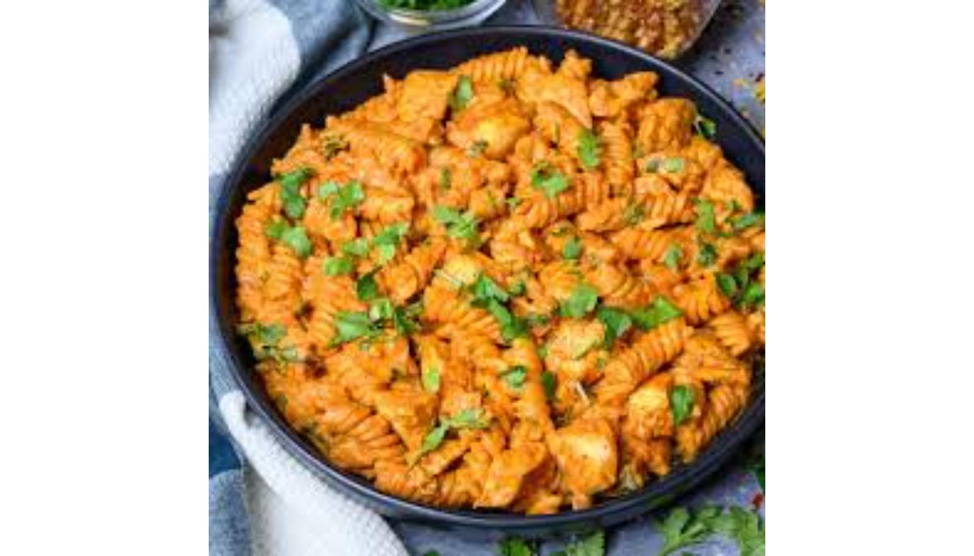 Butter Chicken Rotini Pasta.
