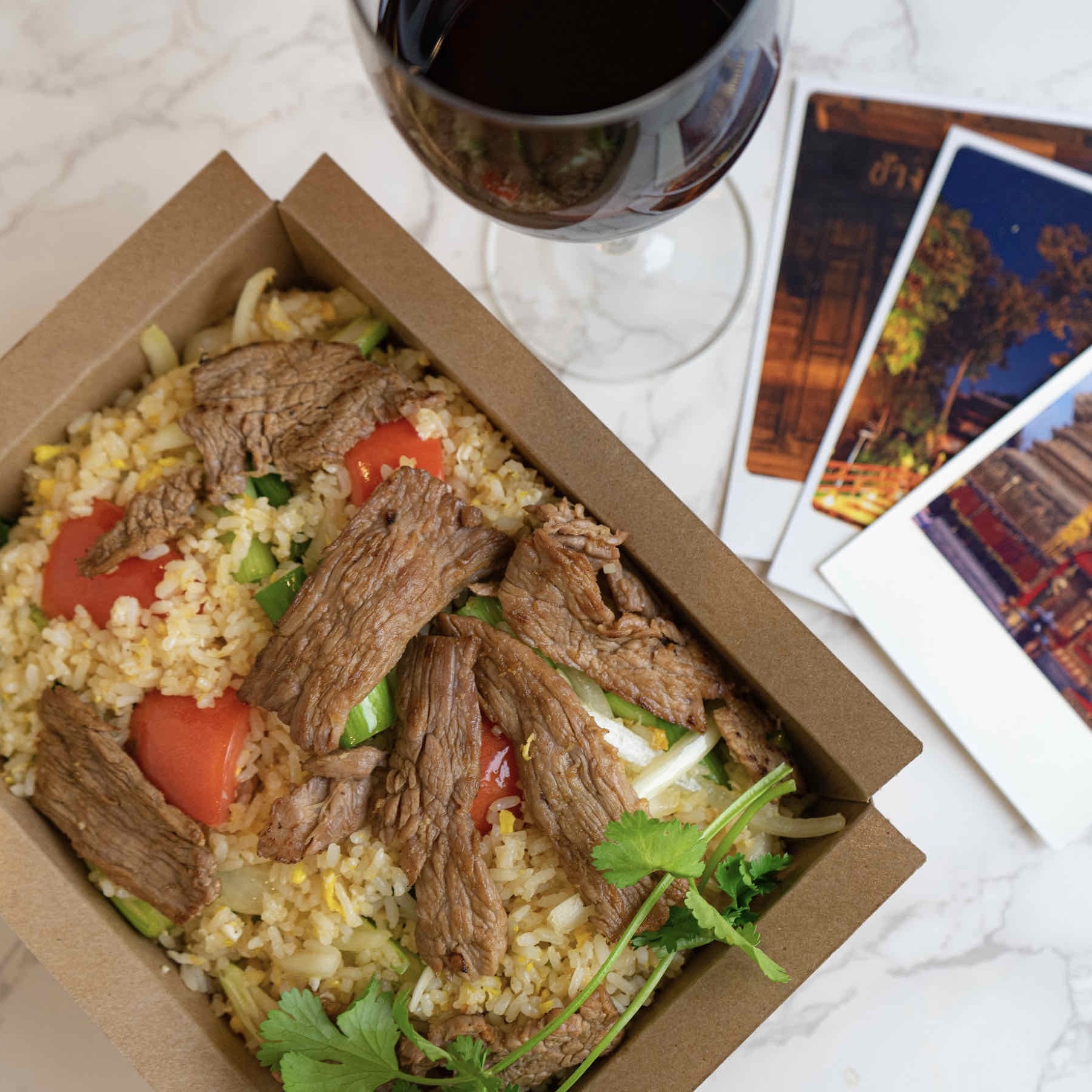 Traditional Fried Rice - Egg & Tomato.