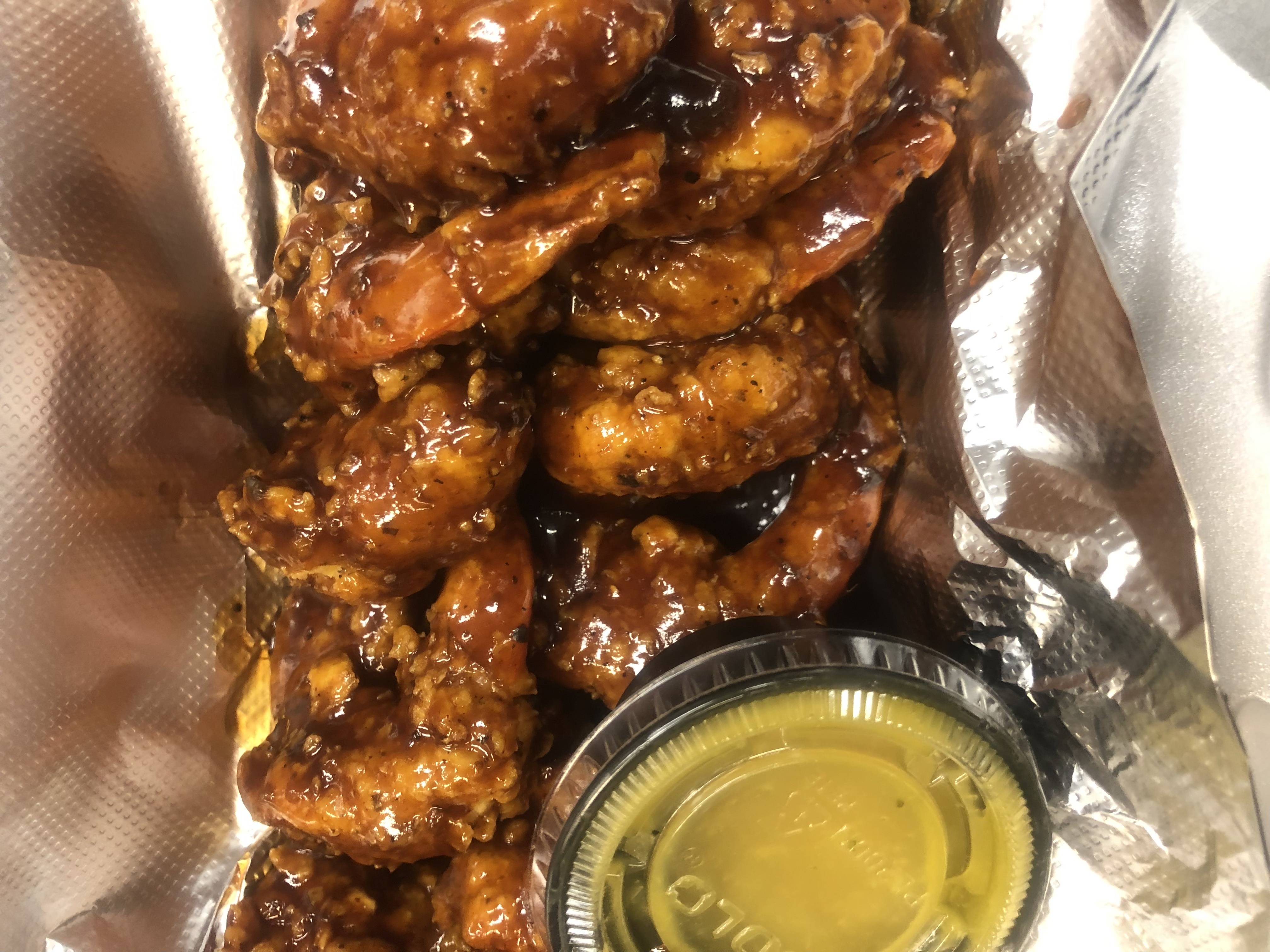 Honey Jerk Shrimp.