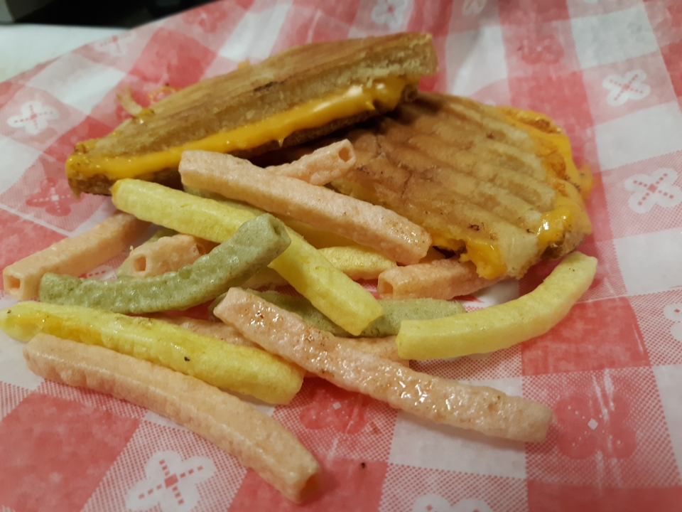 All American Grilled Cheese Panini.
