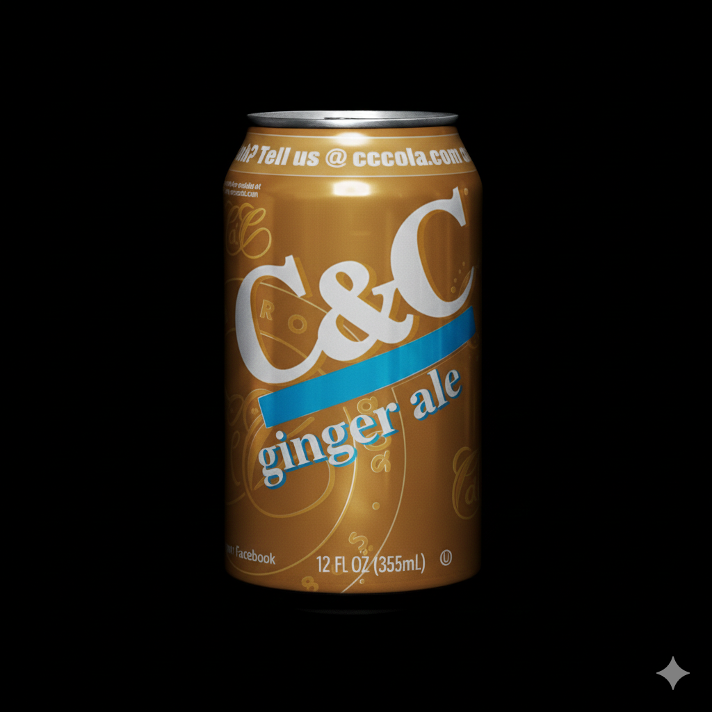 Can Soda - Ginger Ale.