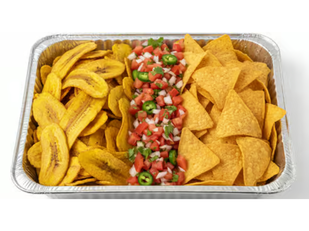 Plantains & Tortilla Chips Tray.
