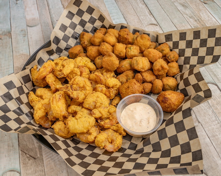 Popcorn Shrimp.