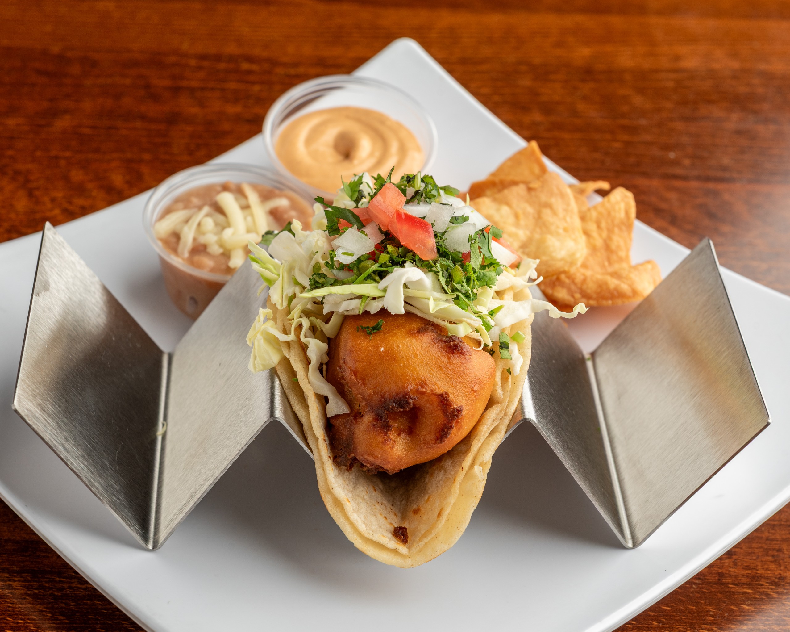 Sal's Big Mahi-Mahi Taco.