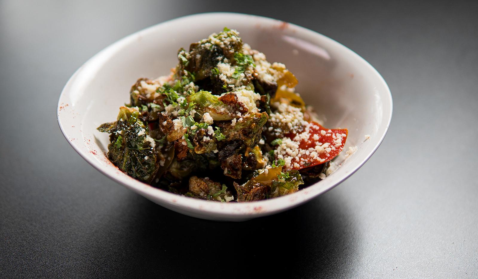 Crispy Shaved Brussels.