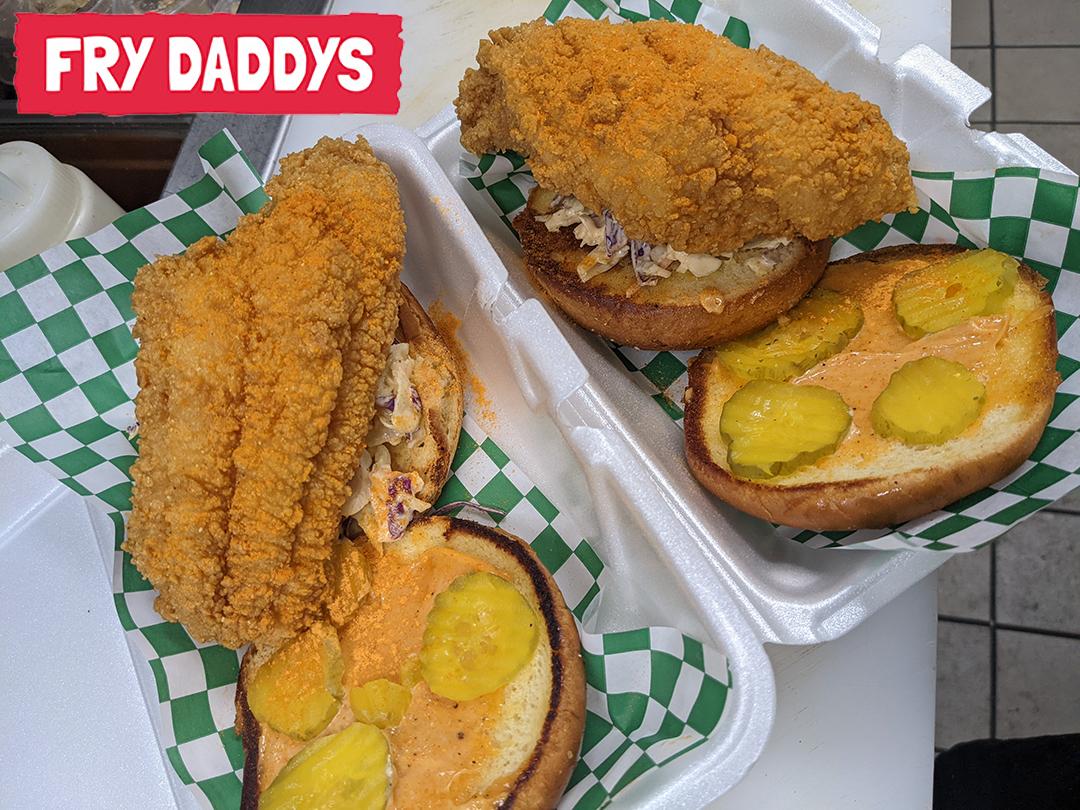 Cajun Catdaddy Sandwich.