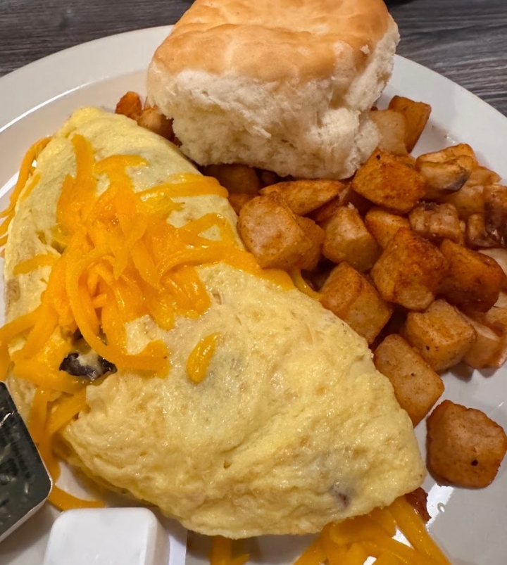 Meat Lovers Omelet.