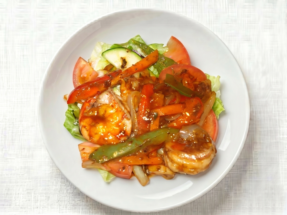 Jerk Shrimp Salad.