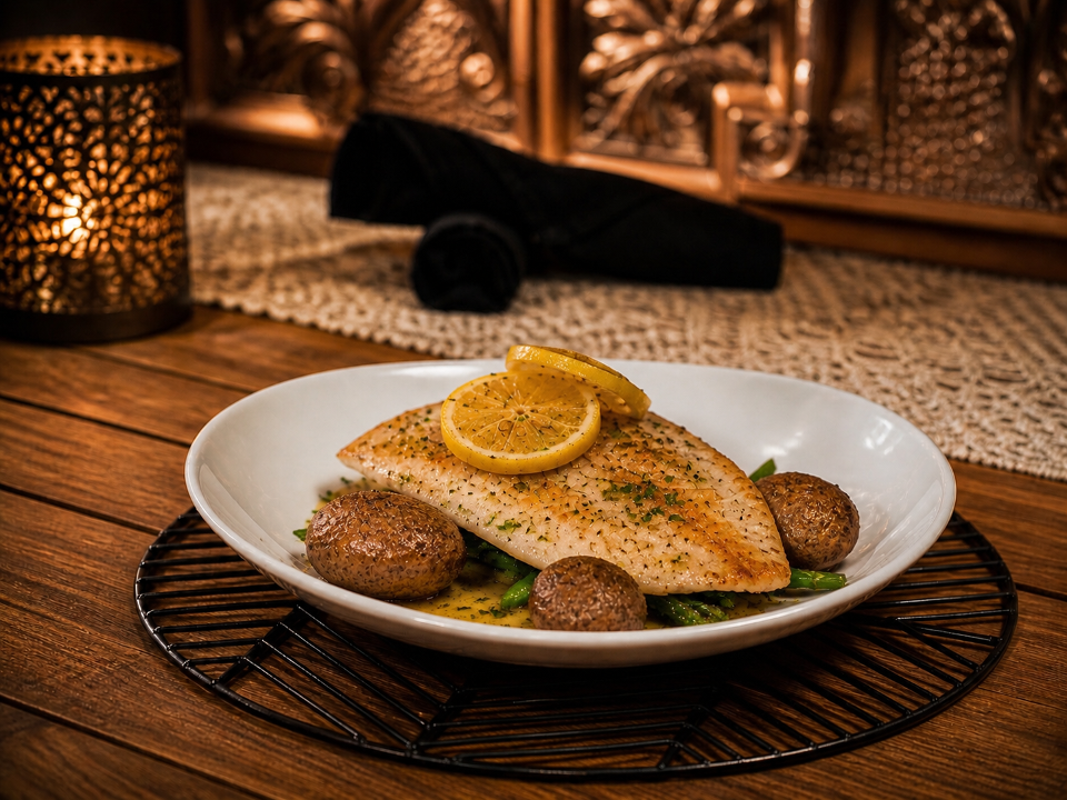 Lemon Herb Tilapia.