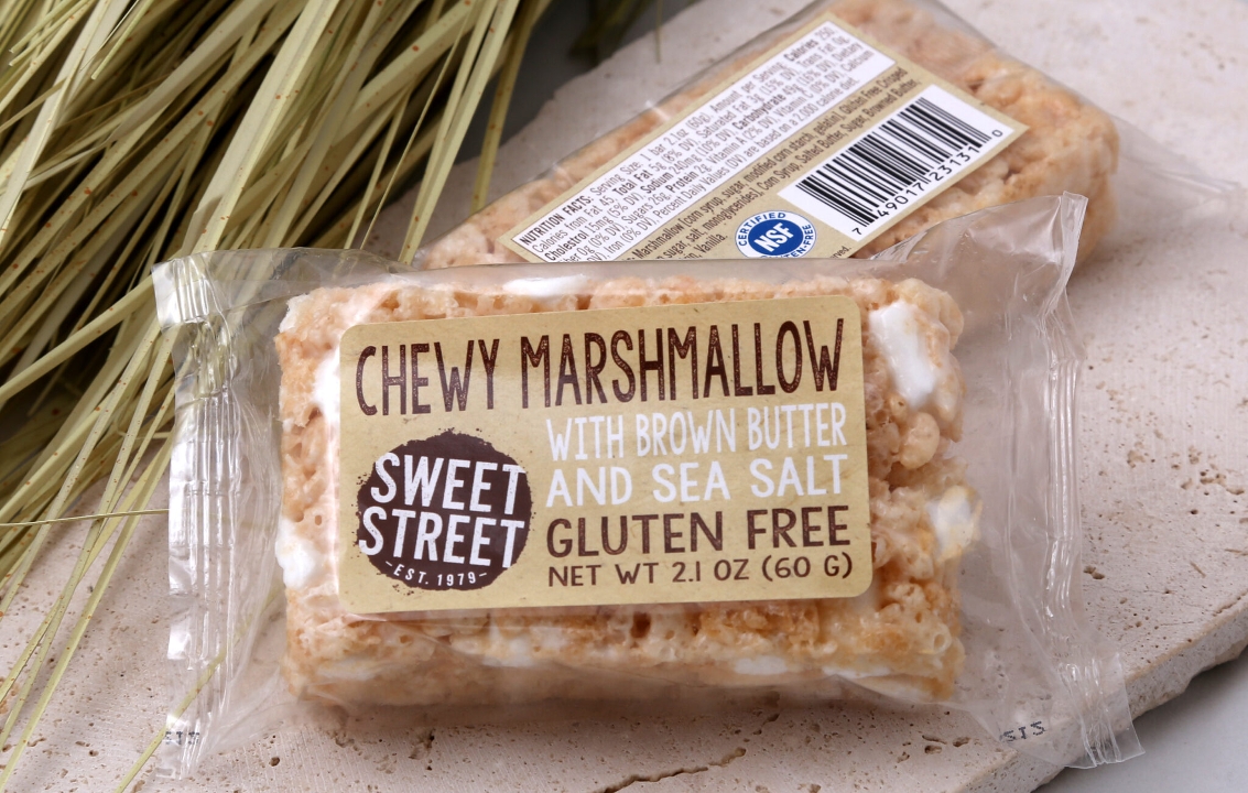 Chewy marshmallow w/brown butter & sea salt, cgf.
