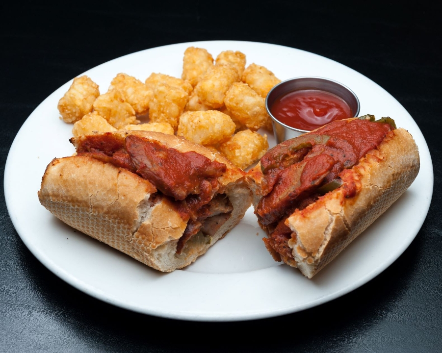 Italian Sausage Sandwich.