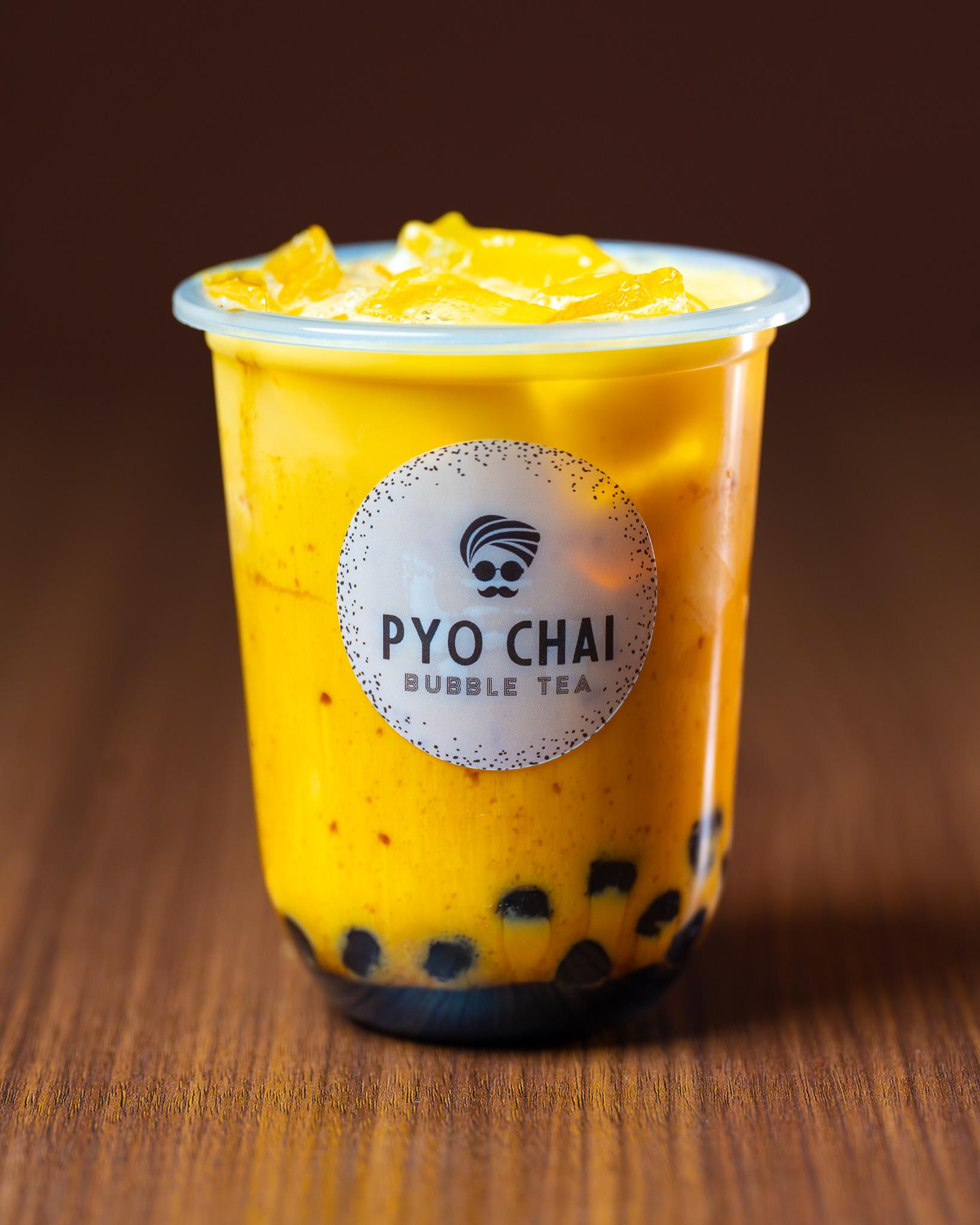 PYO Mango Milk Tea.